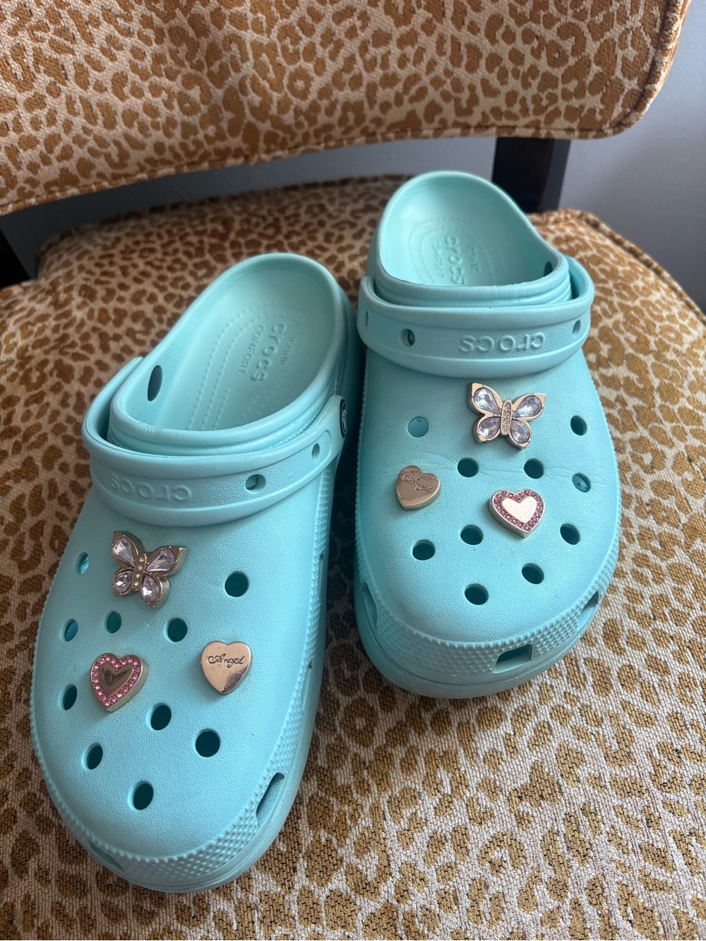 Crocs Women’s Platform in Aqua Mint - Slip-On Water Shoes